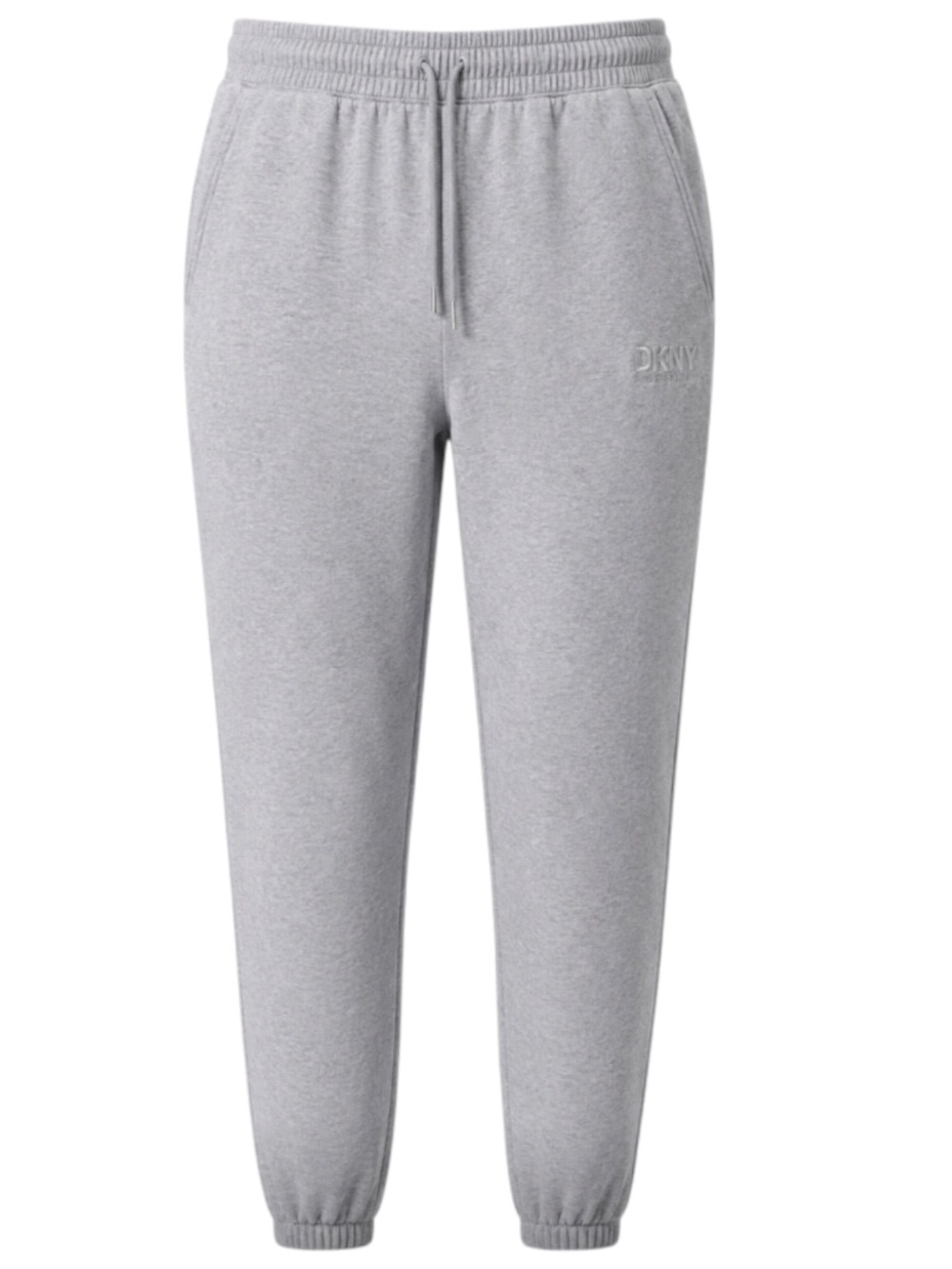 DKNY Sport Men's Heather Gray Fleece Jogger Sweatpants Size Large